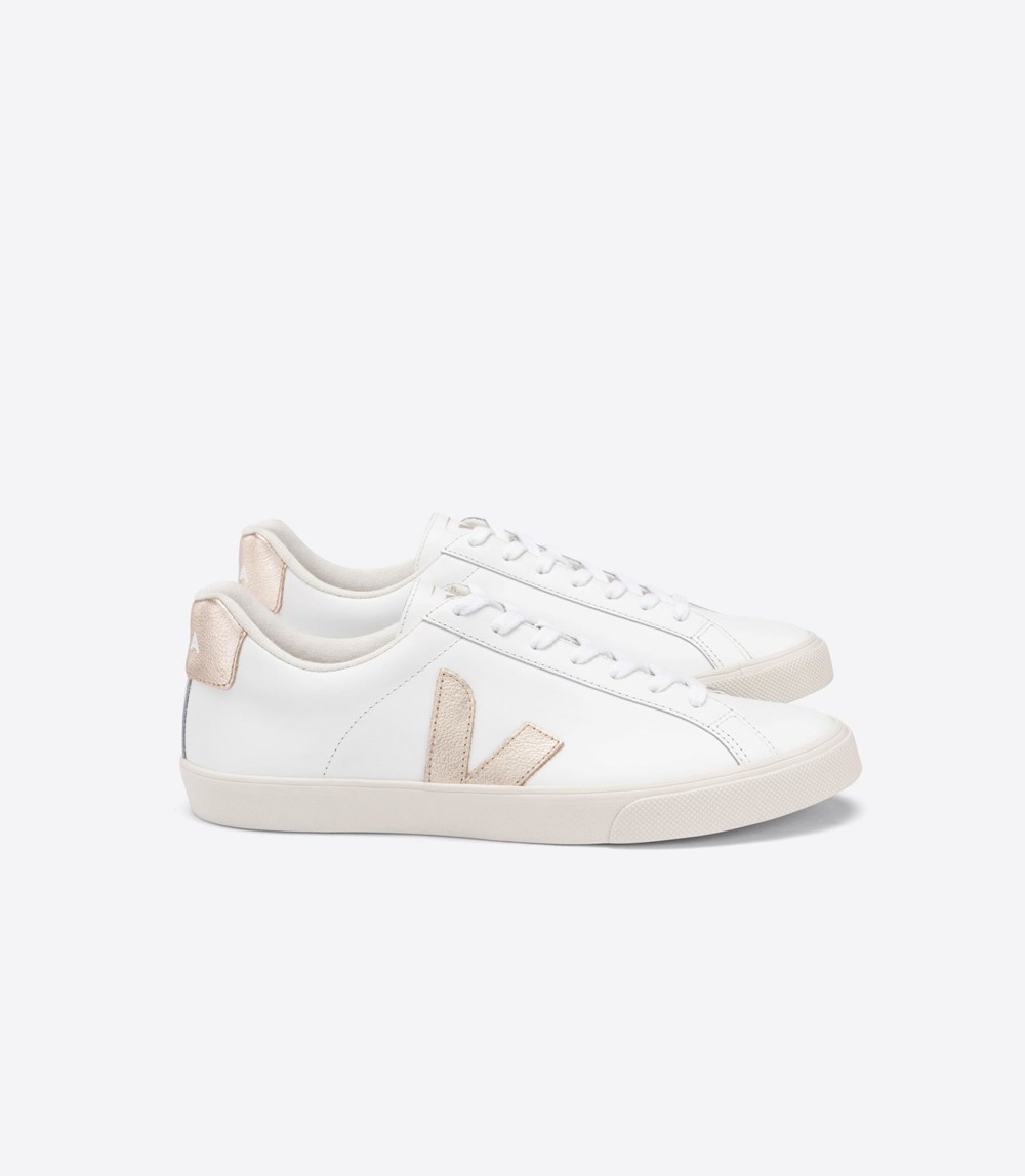 Veja Sneakers Womens - Esplar Leather - White - 7893UGWTH